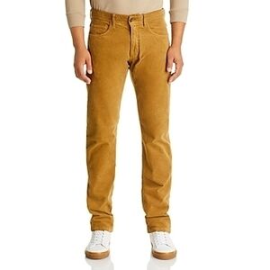 Mens Ribbed Corduroy Straight Leg Pants.Brown 38 x 30